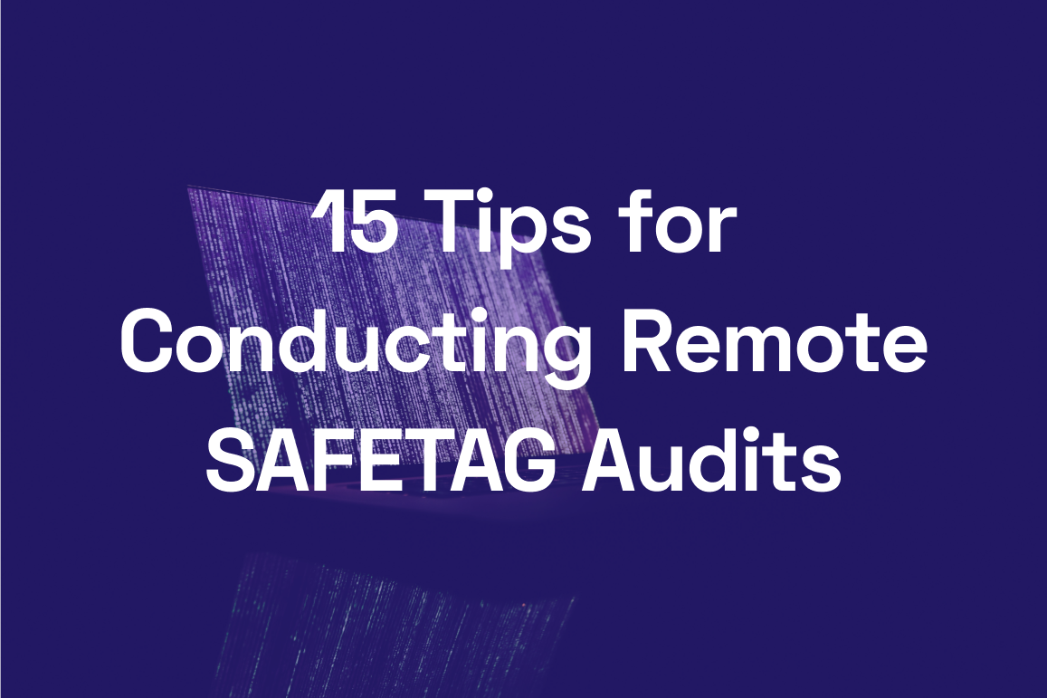 Image with title 15 Tips for Conducting Remote SAFETAG Audits